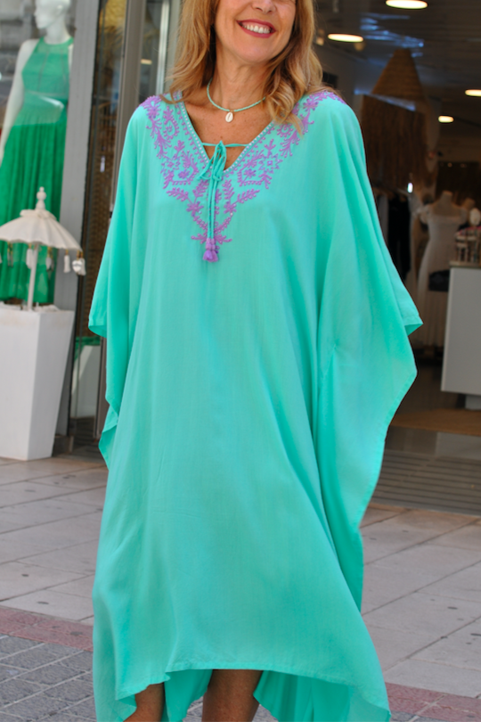 Martinica Aqua Midi Dress