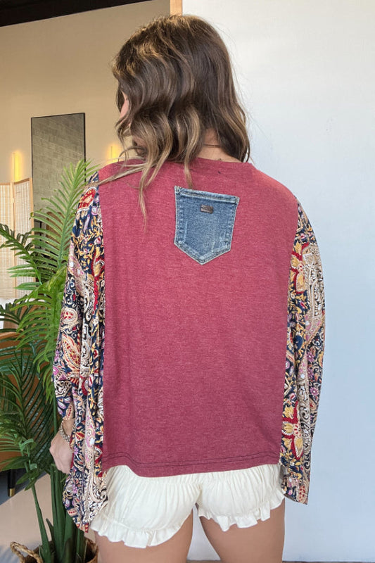 Queen Mix & Match Tee Red