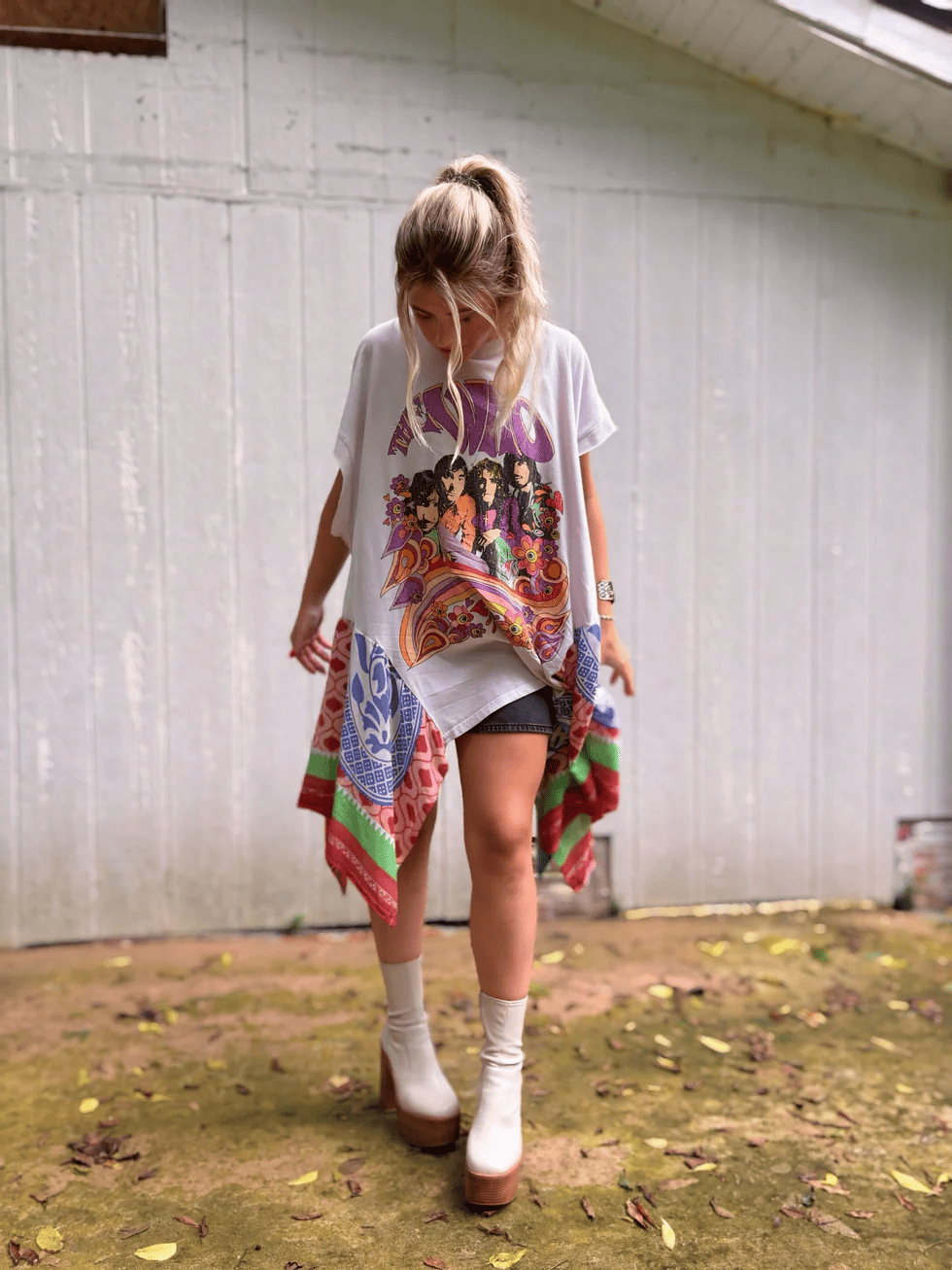 THE WHO colorful T-shirt tunic