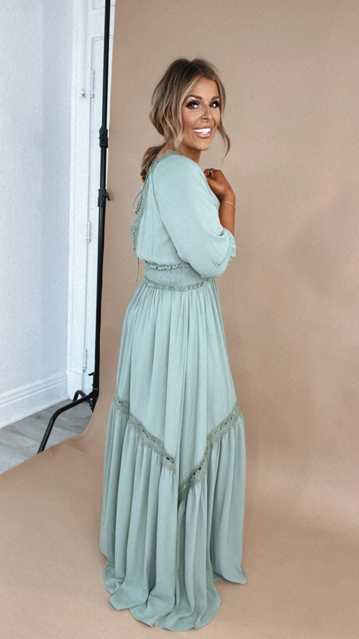 Most Admired Maxi Dress , Sage