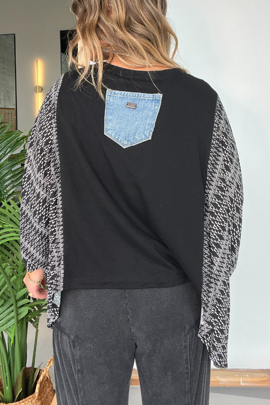 Queen Mix & Match Tee Black