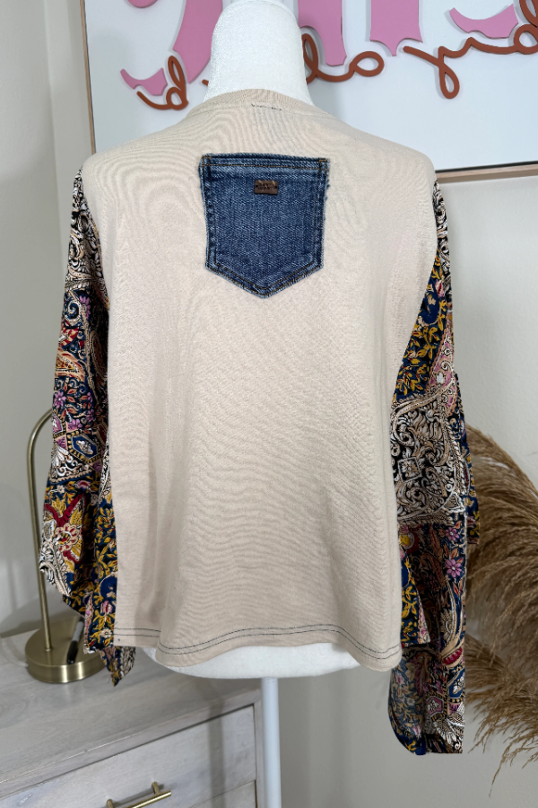 Nirvana Mix & Match Tee Cream Floral