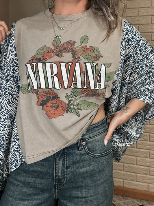 Nirvana Vintage Bell Sleeve Tee
