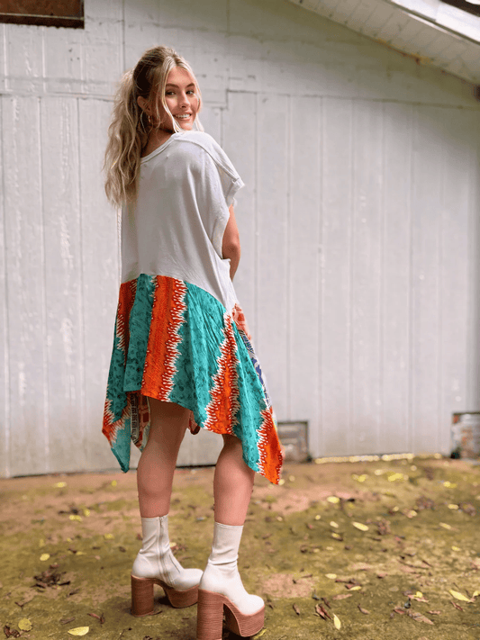 THE WHO colorful T-shirt tunic