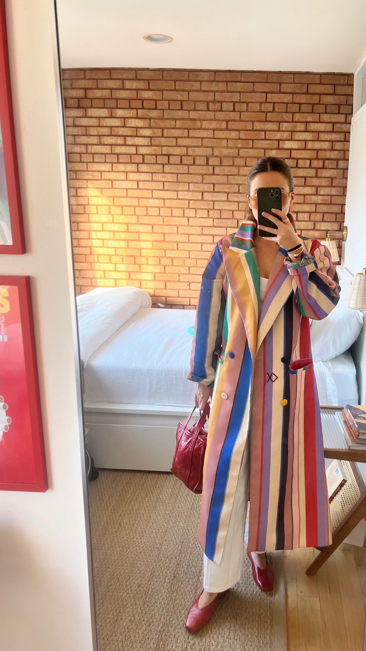 Colorful Striped Coat