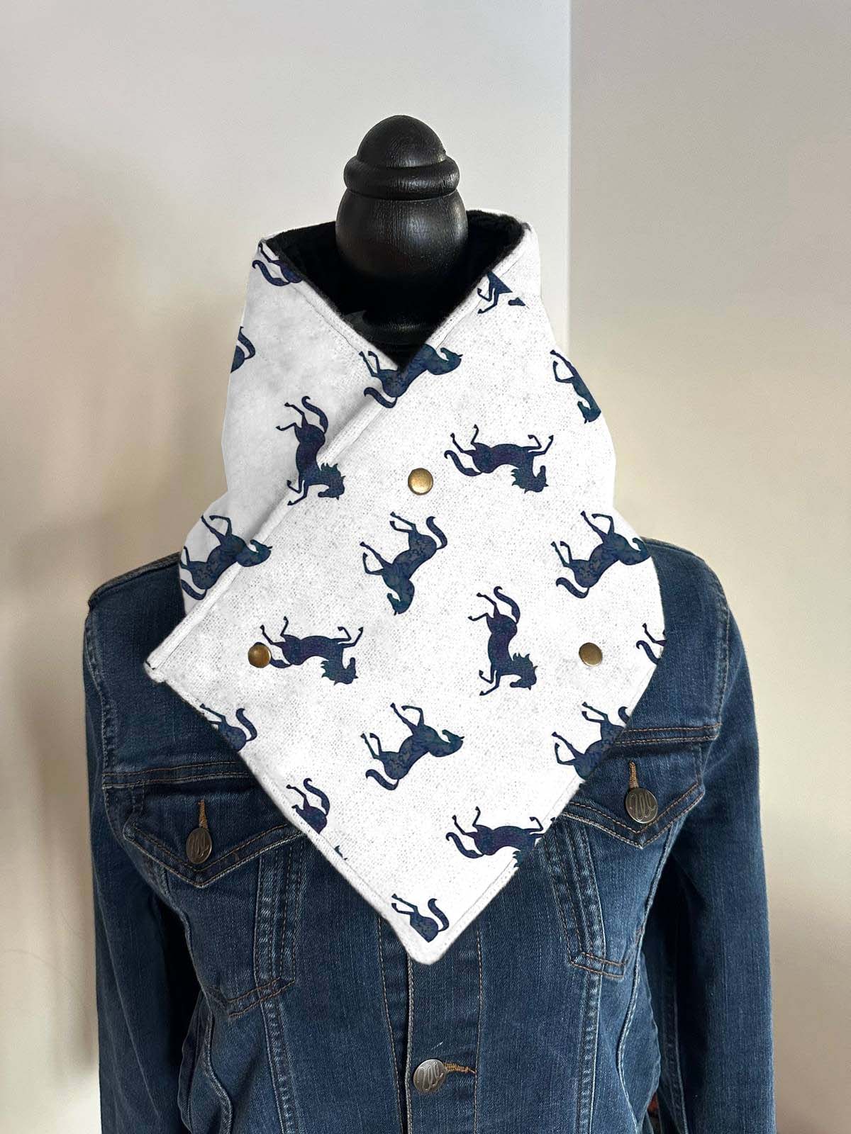 Western Cowboy Horse Warm Neck Hood