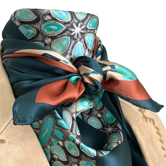 Cowgirl Wild Rags (Cowtown Corral) Silk Scarf