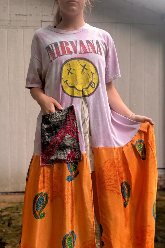 Nirvana Double Split Maxi Tee