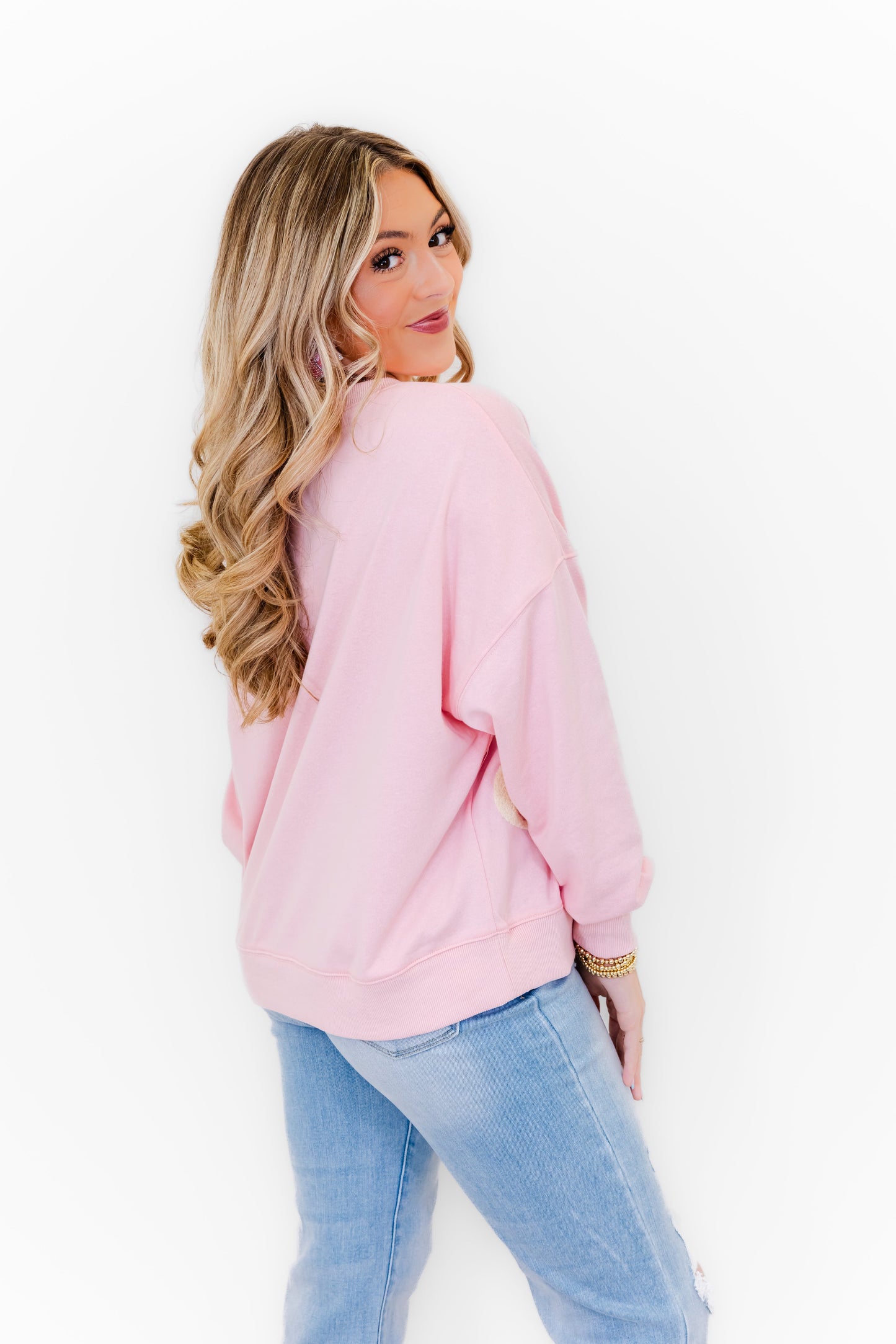 Chenille Pastel Pumpkin Patch Sweatshirt