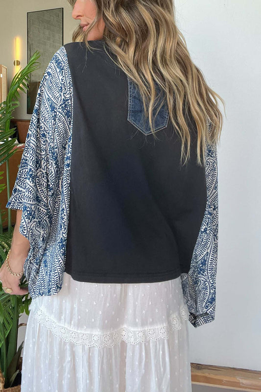 Guns N' Roses Mix & Match Tee Black Floral