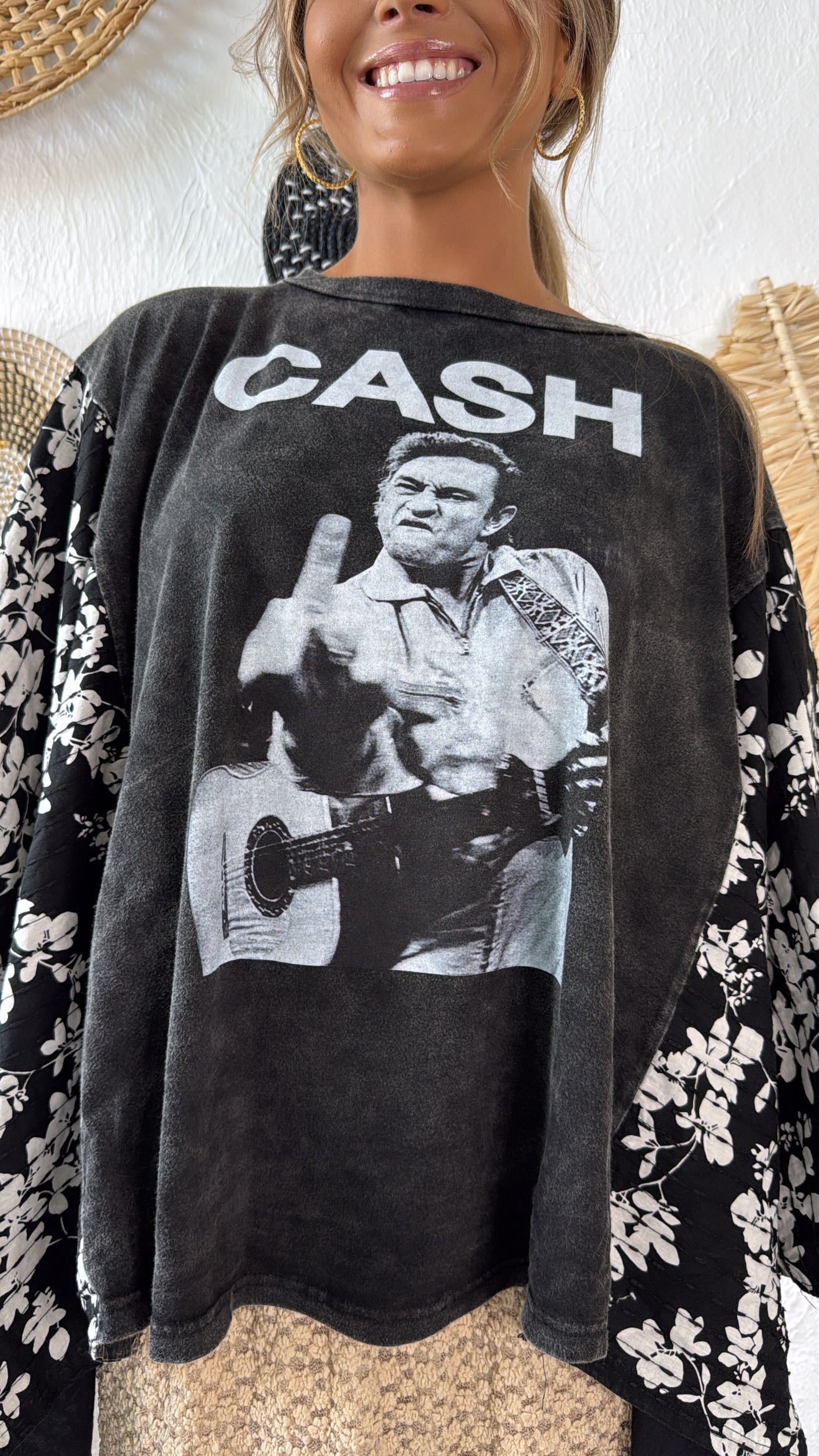 Midnight Outlaw Graphic tee, Black
