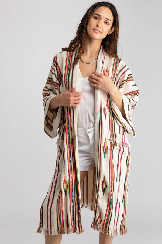 Ikat Striped Jacket