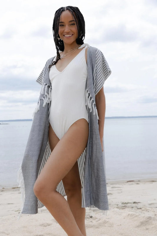 Turkish Towel Cover Up Kimono