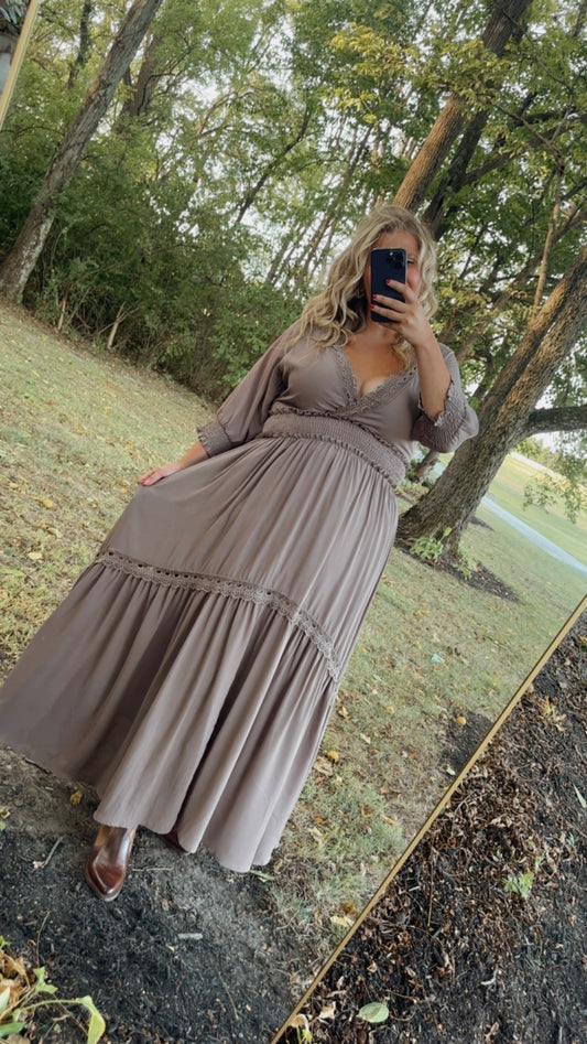 Most Admired Maxi Dress , Taupe