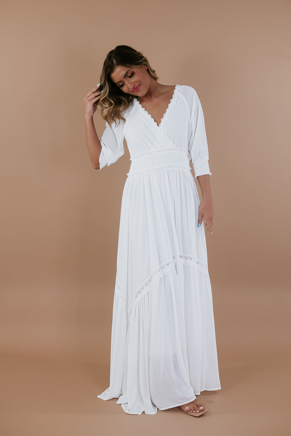 Most Admired Maxi Dress , White