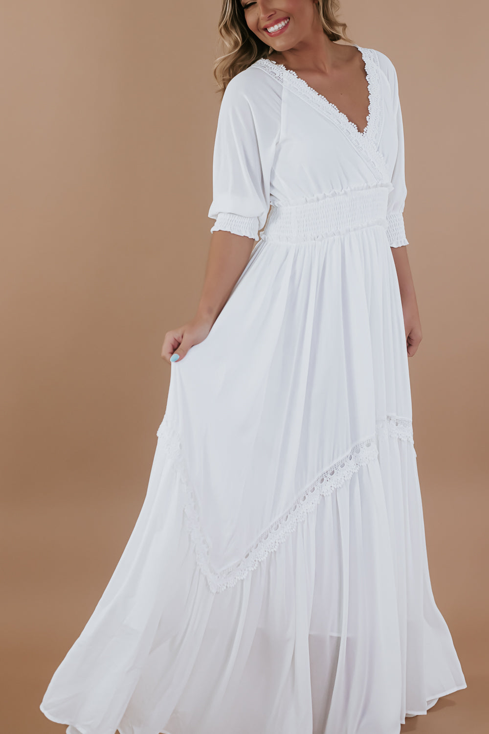 Most Admired Maxi Dress , White