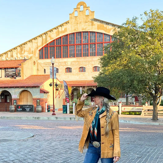 Cowgirl Wild Rags (Cowtown Corral) Silk Scarf