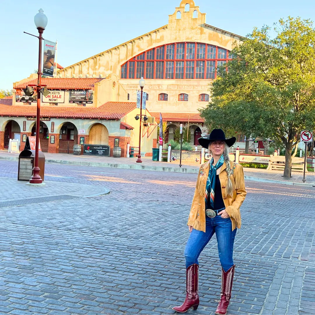 Cowgirl Wild Rags (Cowtown Corral) Silk Scarf