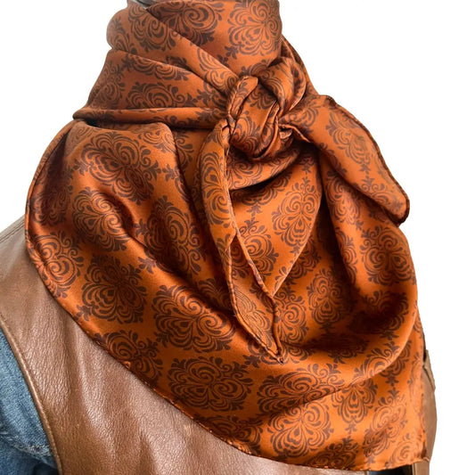 Western Wild Rags(Chisholm Trail) Silk Scarf