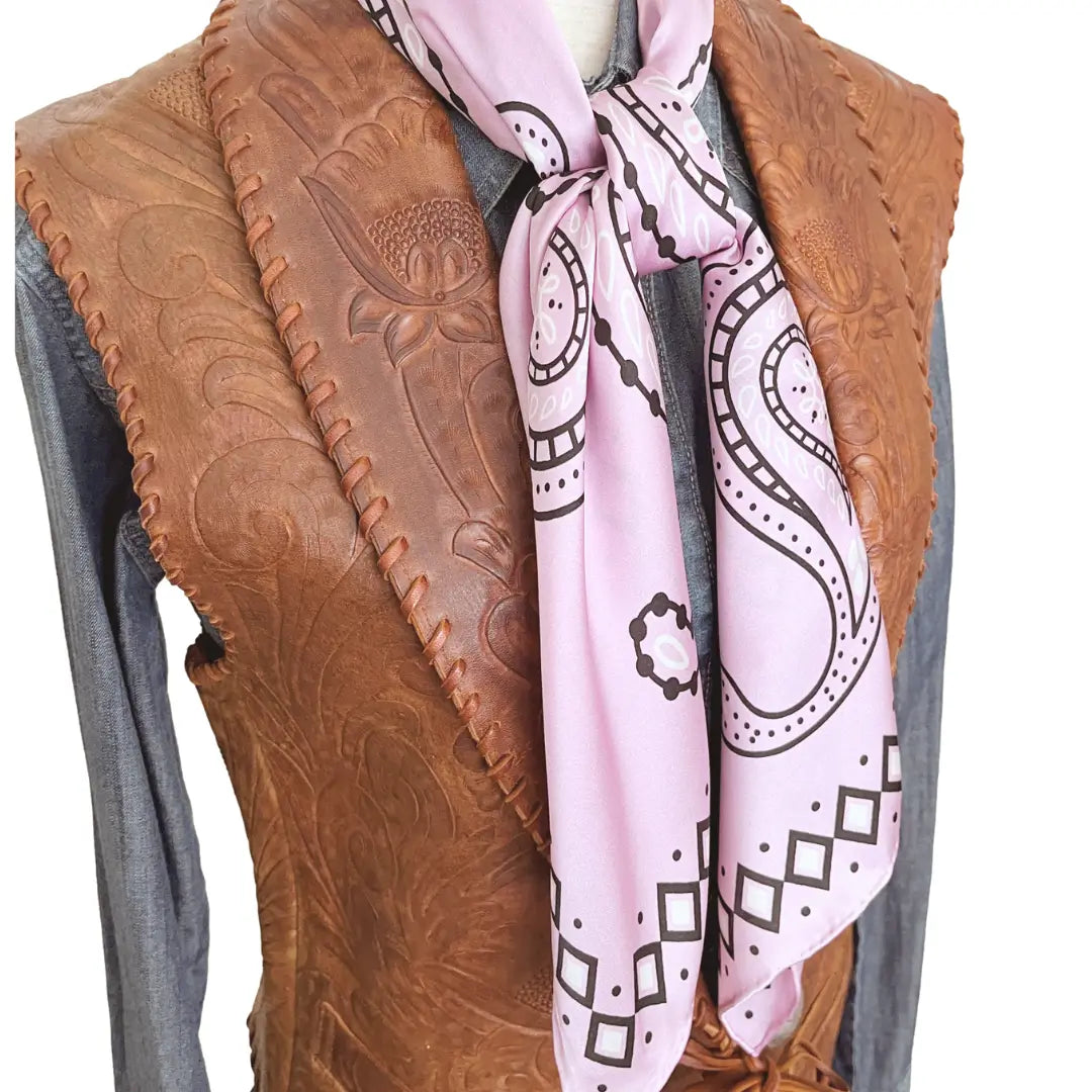 Paisley Wild Rags (Birdie) Purple Lilac Silk Scarf