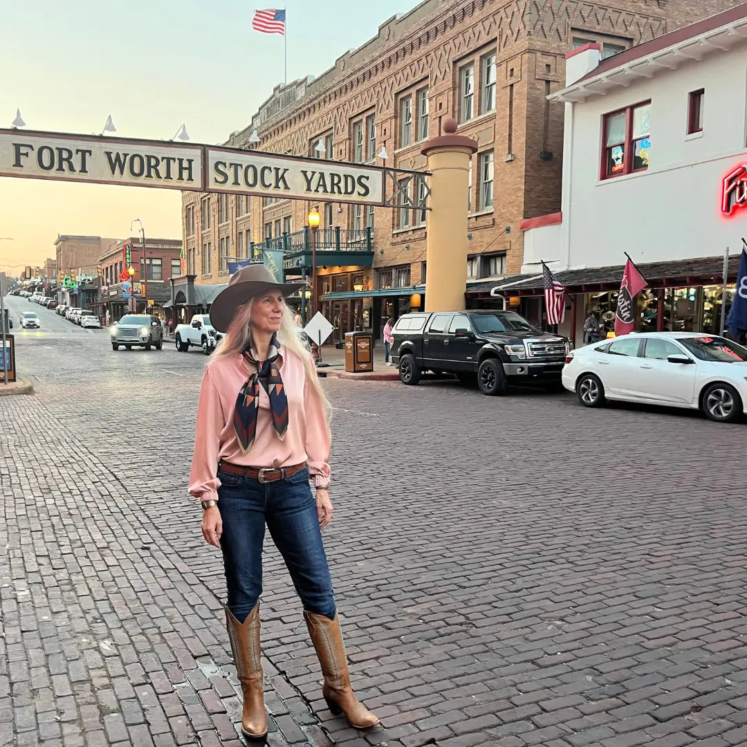 Aztec Wild Rags (Pecos River) Silk Scarf