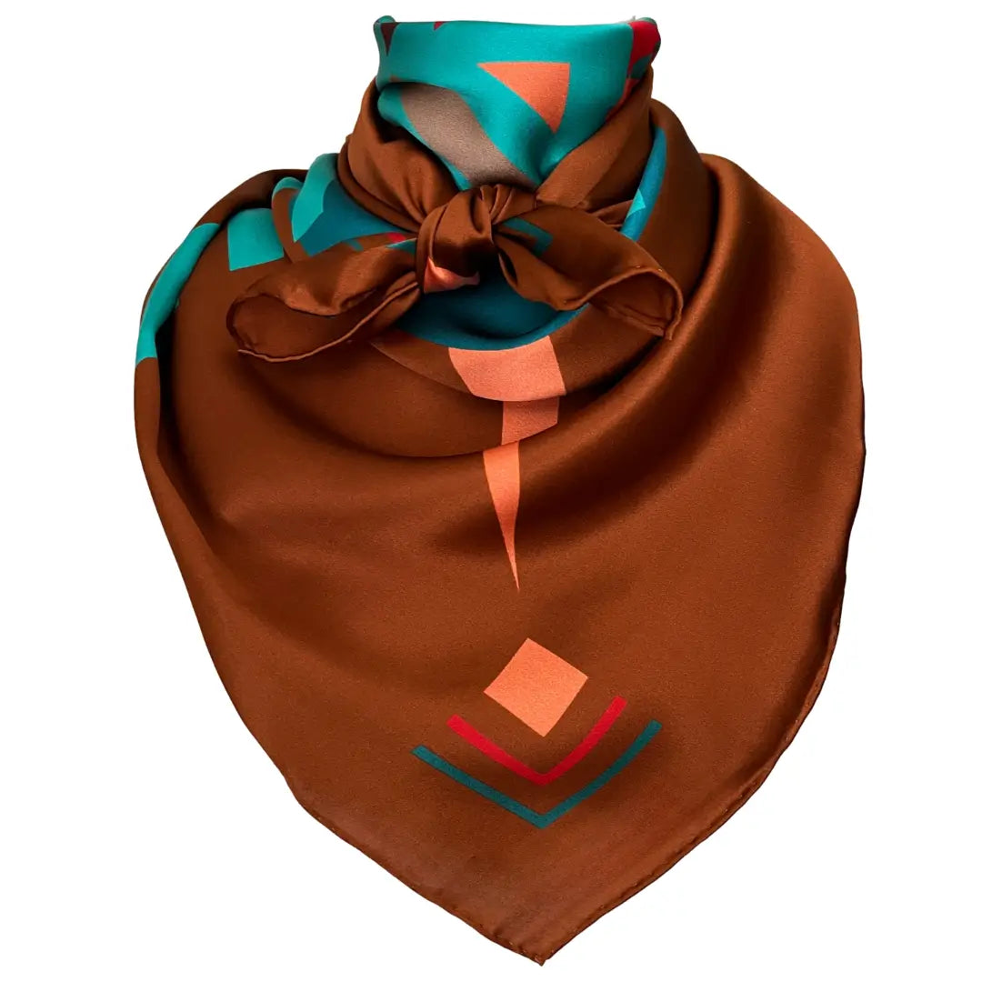 Western Wild Rags (Wild Thunderbird) Silk Scarf