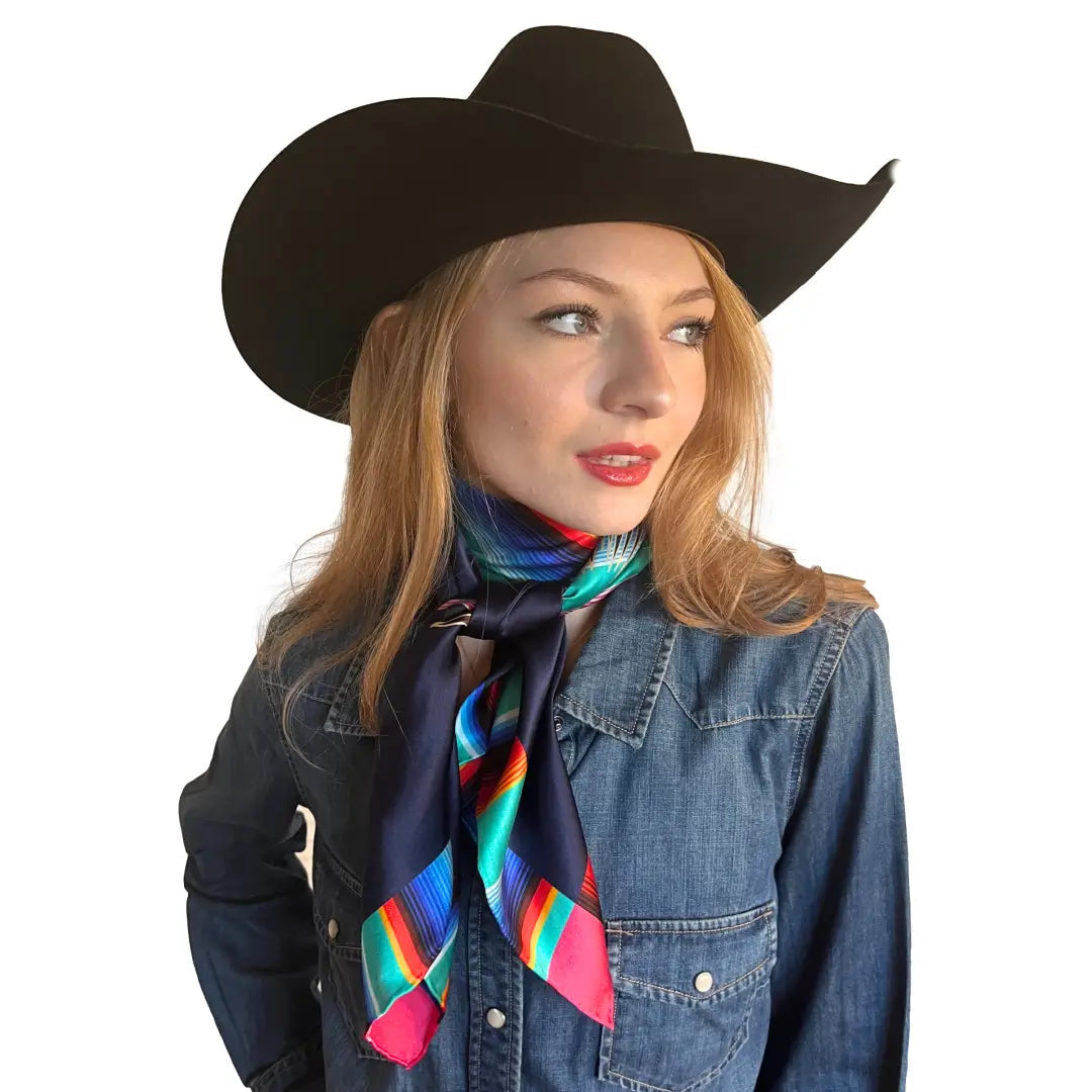 Cowgirl Wild Rags (Cowgirl Fiesta) Silk Scarf