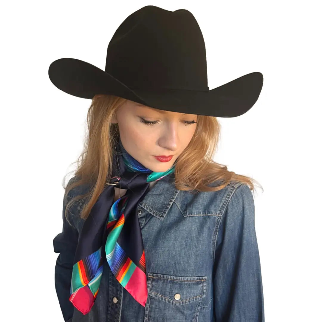 Cowgirl Wild Rags (Cowgirl Fiesta) Silk Scarf