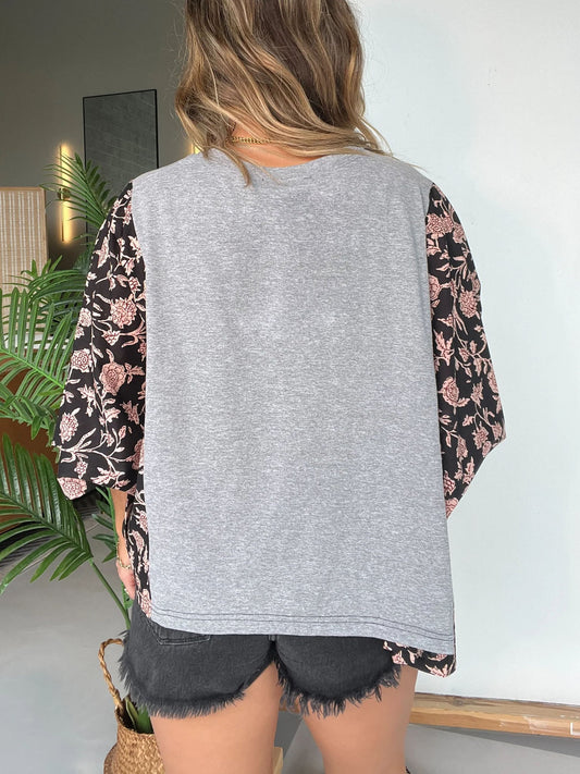 Bob Marley Mix & Match Tee Grey(No Patch)