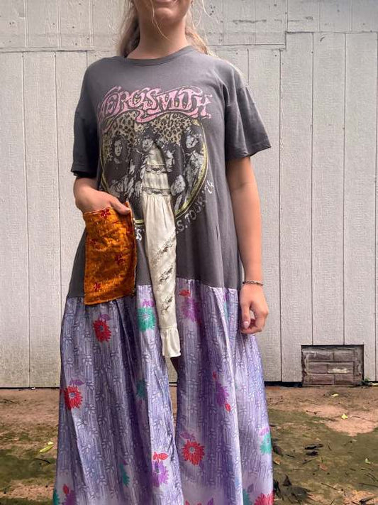 Aerosmith Double Split Maxi Tee
