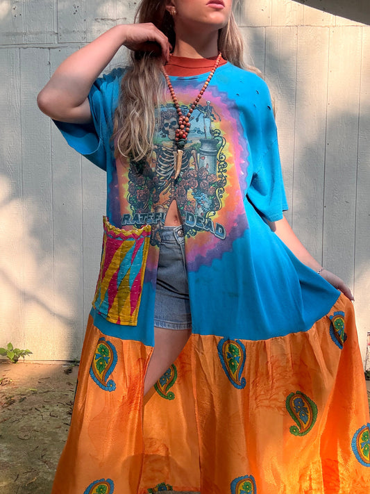 The Grateful Dead Double Split Maxi Tee