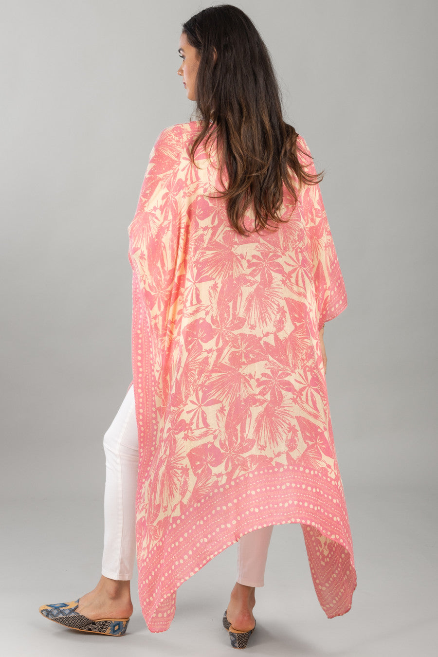 Tropical Print Kimono
