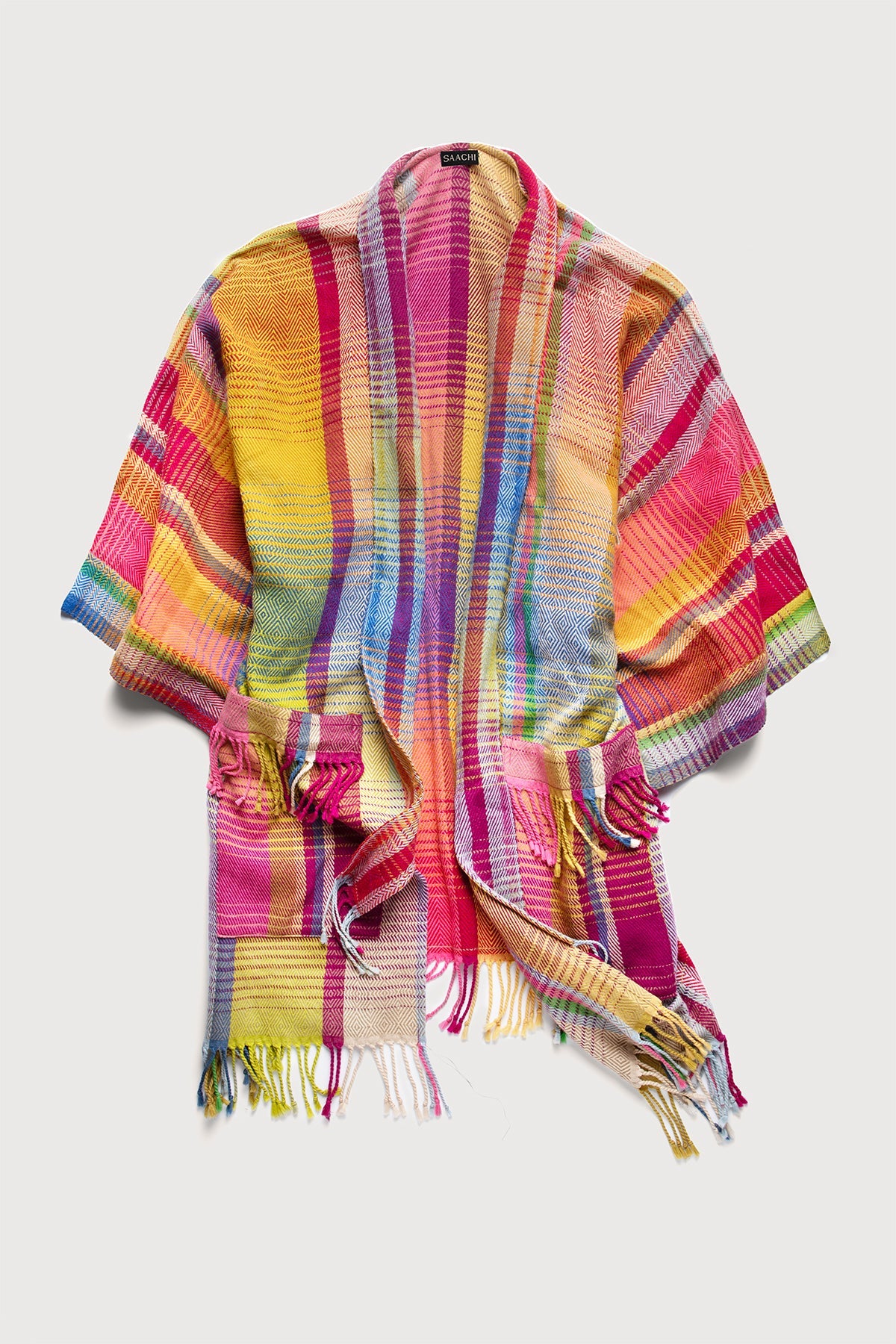 Rainbow Tartan Long Jacket