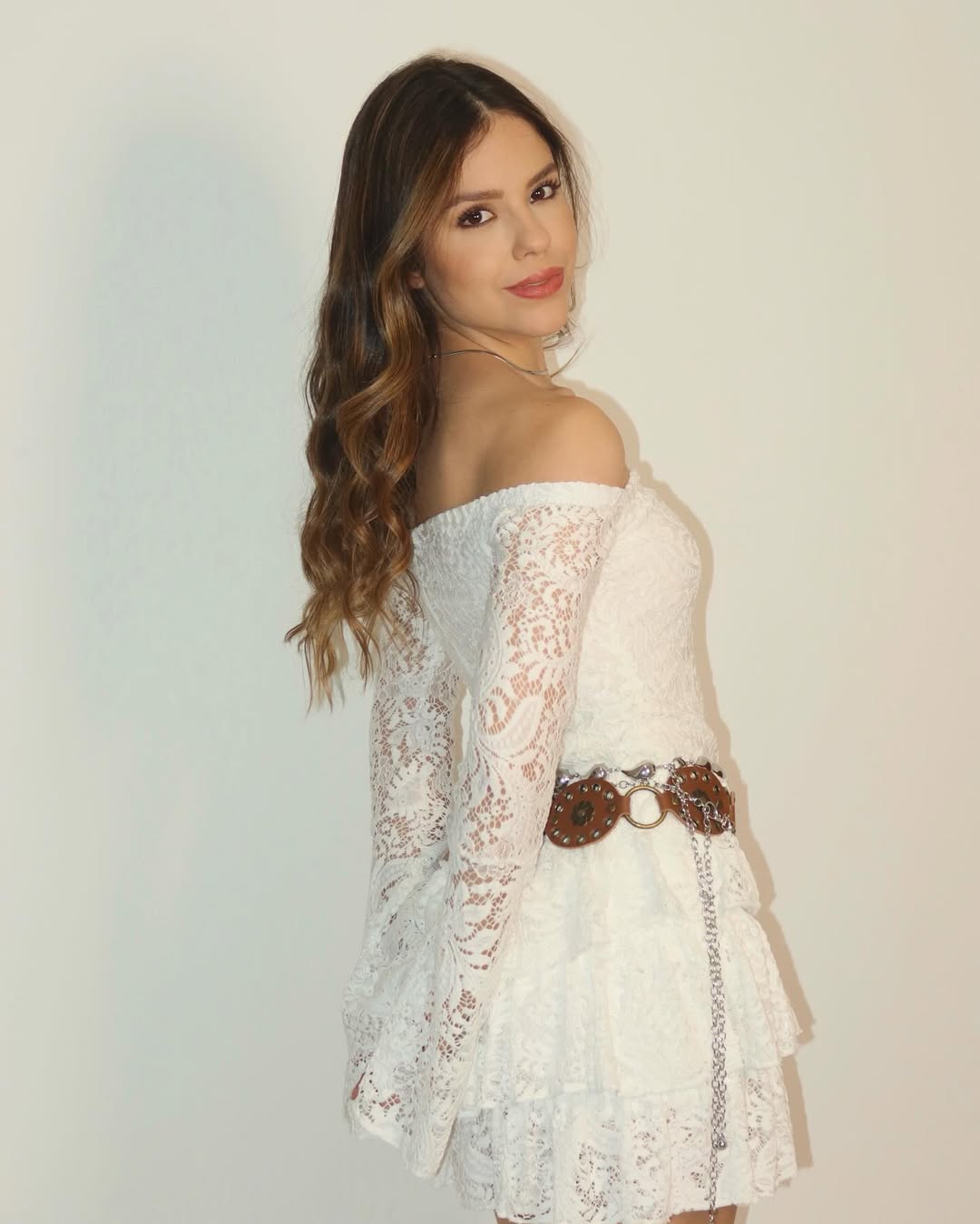 Bohemian Lace Cake Mini Dress