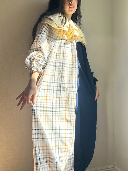 Plaid Planet Clown Costume Suit Jumpsuit