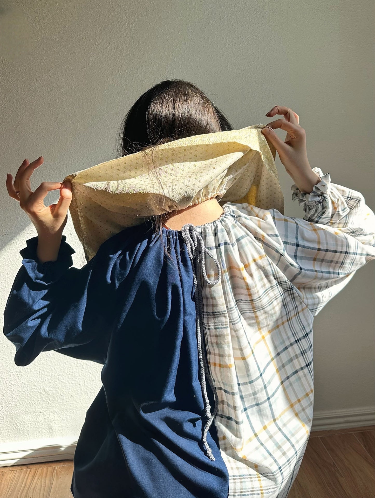 Plaid Planet Clown Costume Suit Jumpsuit