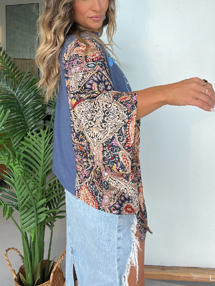 Ramones Mix & Match Tee Blue