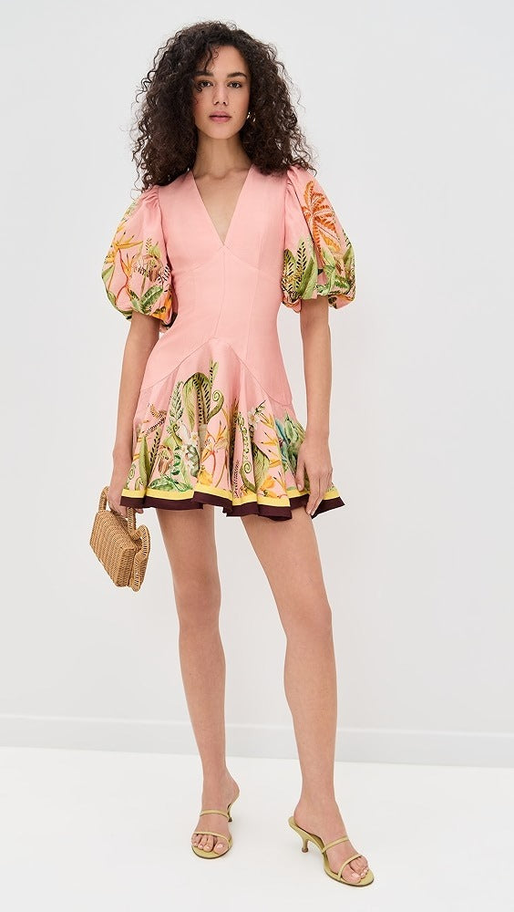 Pink Papaya Mini Dress
