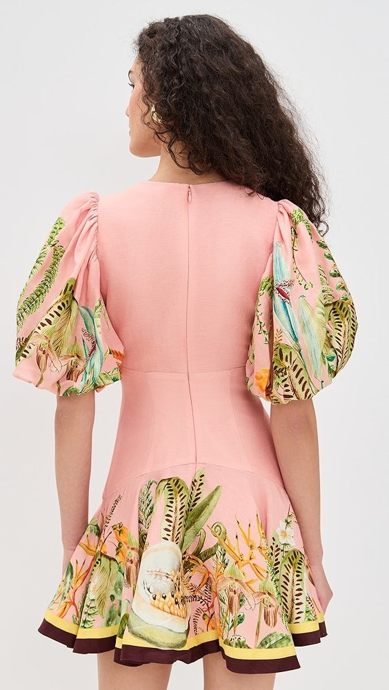Pink Papaya Mini Dress