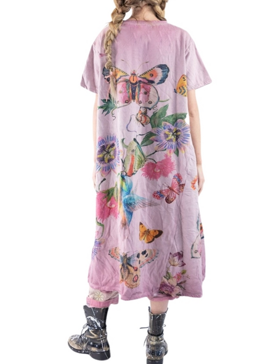 Butterfly T-shirt dress