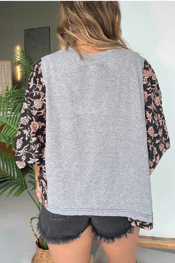 Mix & Match Tee Grey