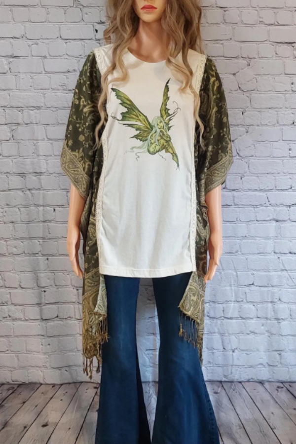 Kantha Fairy Mix & Match Tee (No Patch)