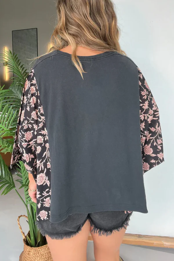 Mix & Match Tee Black(No Patch)