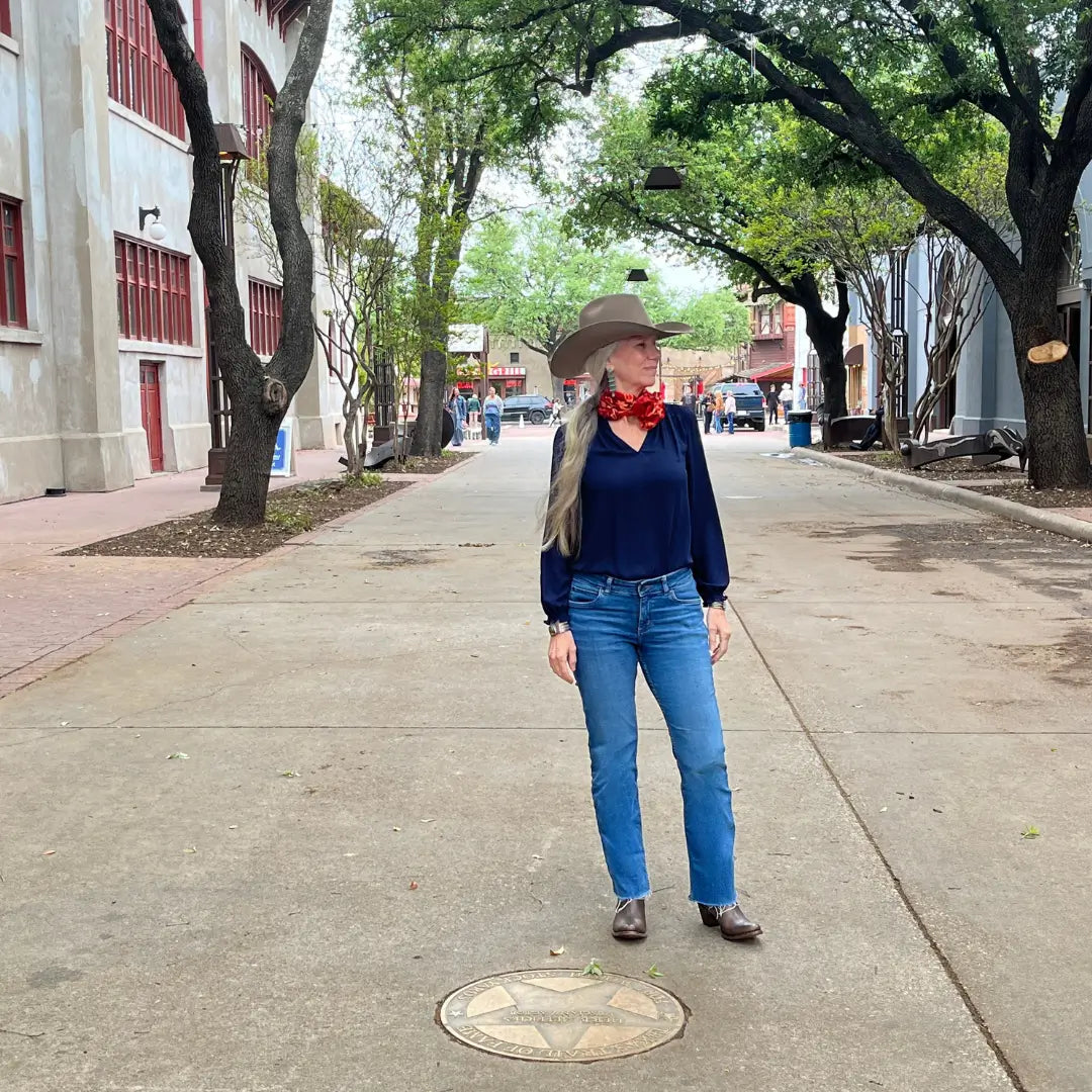 Aztec Wild Rags (Trails to Santa Fe) Silk Scarf