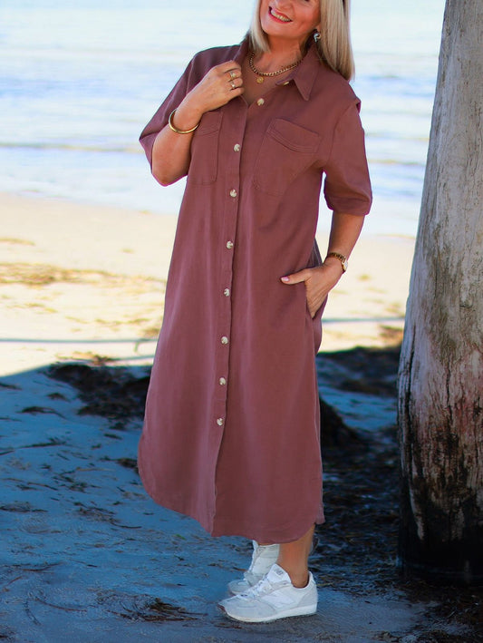 Malibu Denim Shirt Dress