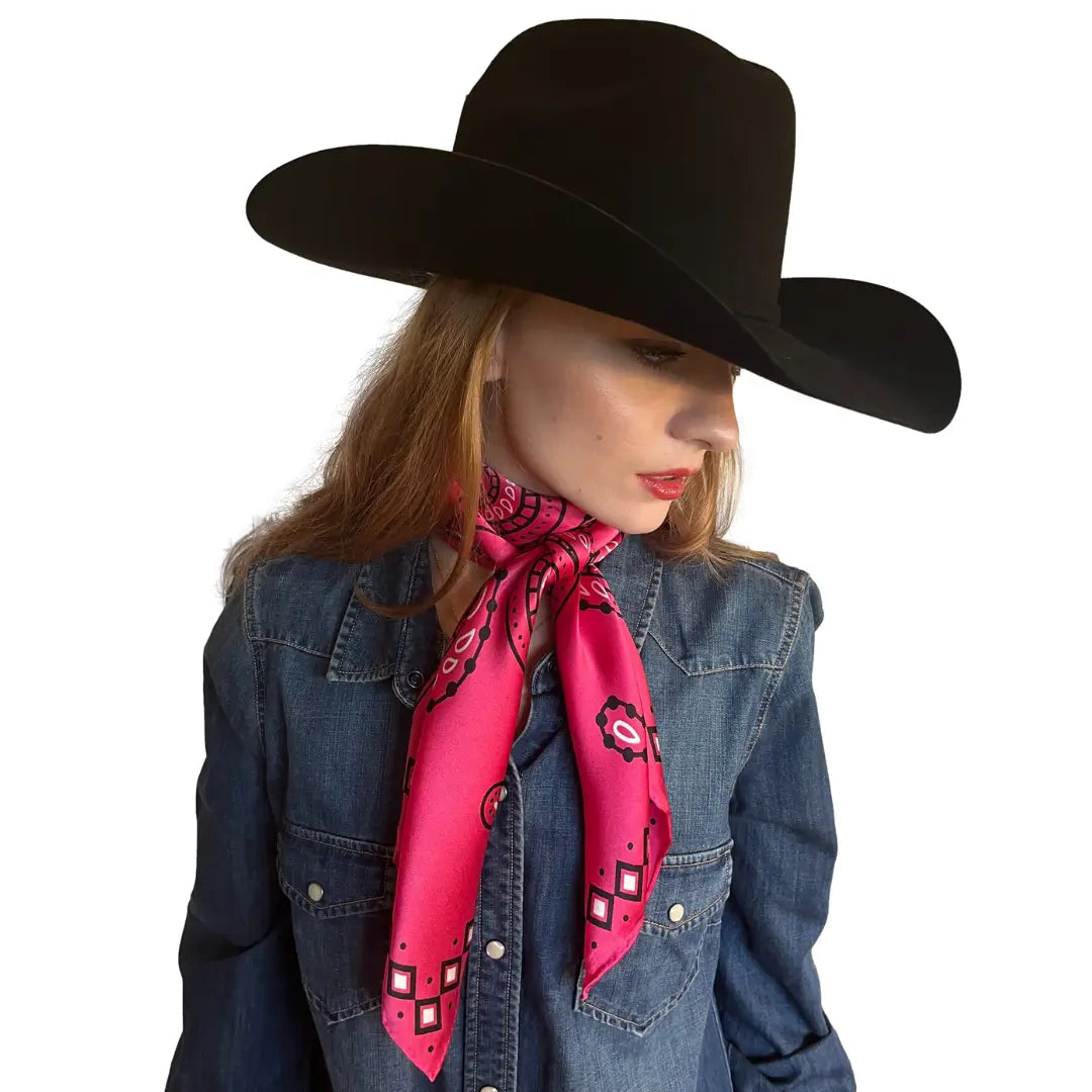 Paisley Wild Rags (Flamingo) Pink Silk Scarf
