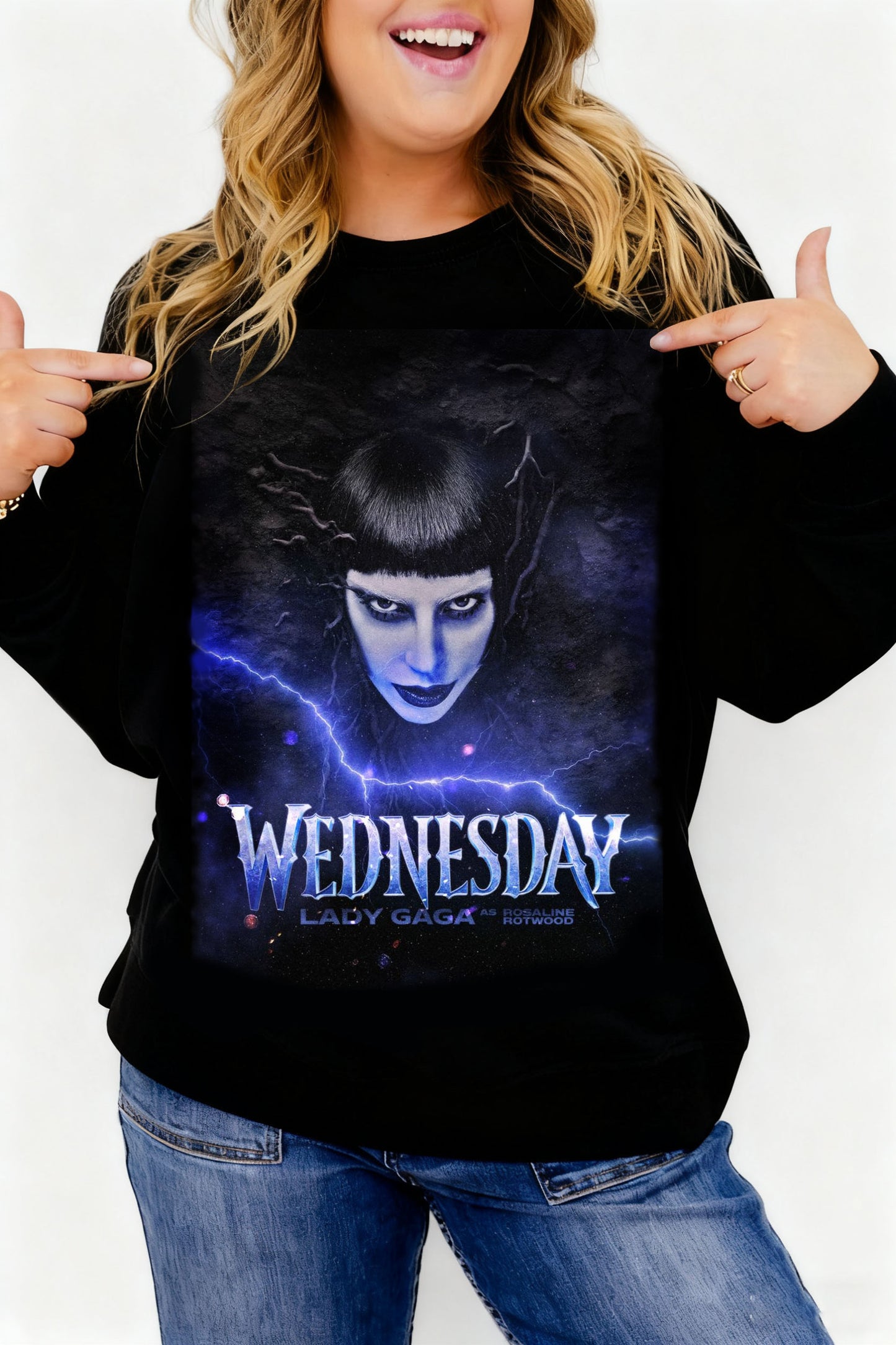 Wednesday Print Sweatshirt