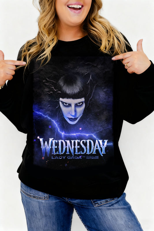 Wednesday Print Sweatshirt