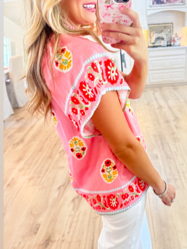Boho Bloom Top