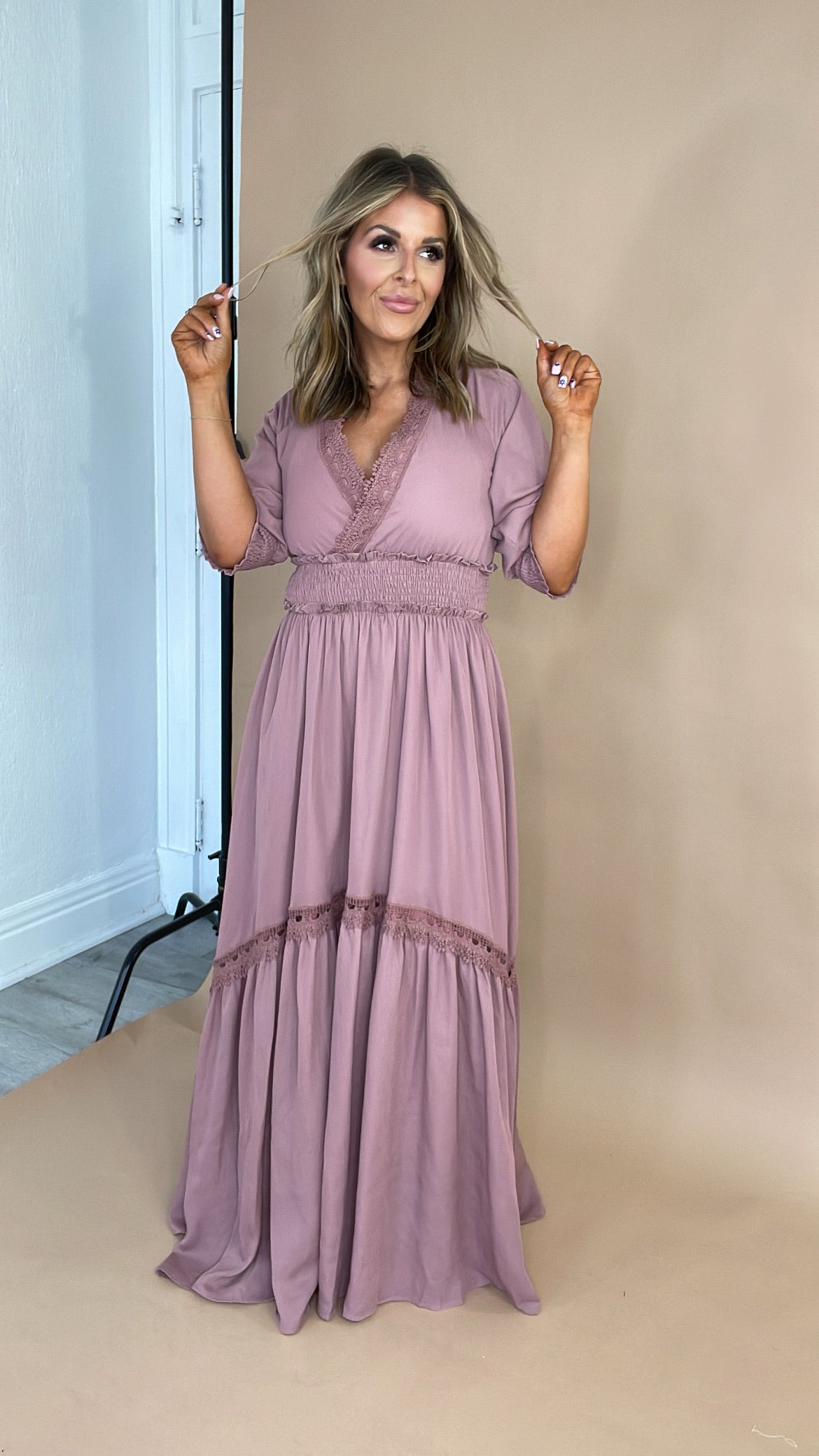 Most Admired Maxi Dress , Blush